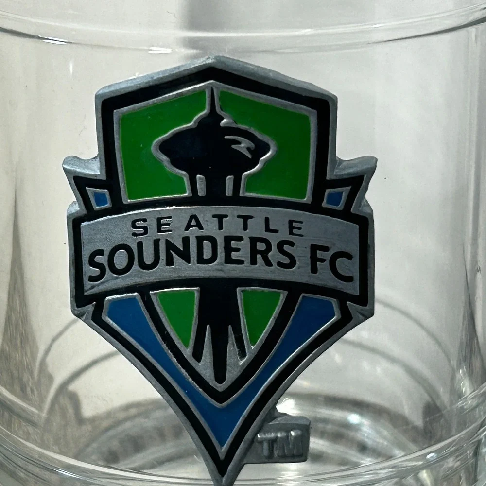 Seattle Sounders FC MLS Soccer -Pint Glass Beer Stein Mug 16oz -World‎ Cup 2025